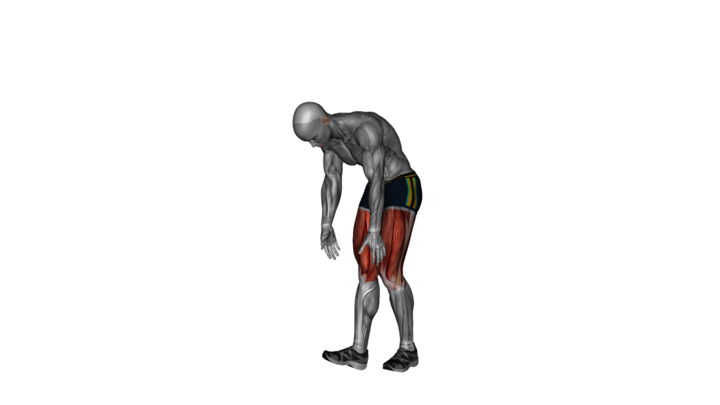 Step-by-step demonstration of the Runner Stretch exercise for runners